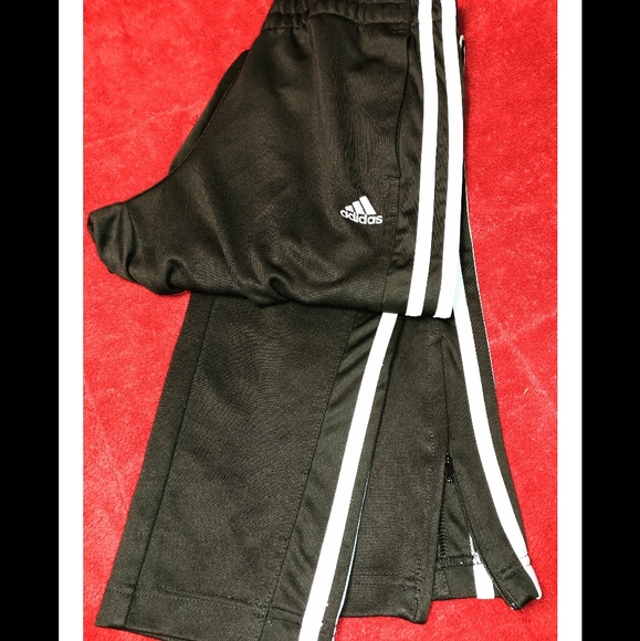 adidas | Pants \u0026 Jumpsuits | Adidas Track Pants Juniors S Zip Leg Elastic  Waistband Side Pockets | Poshmark